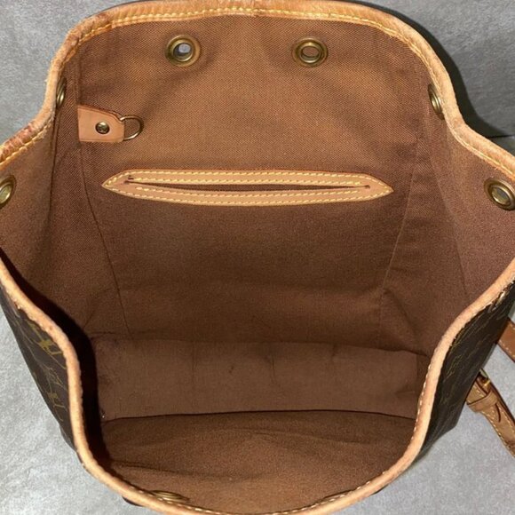 Louis Vuitton Vintage Pm Brown Monogram Coated Canvas Backpack - Picture 3 of 9